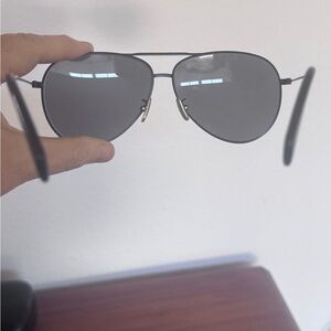 CELINE Black Polarized Aviator Sunglasses